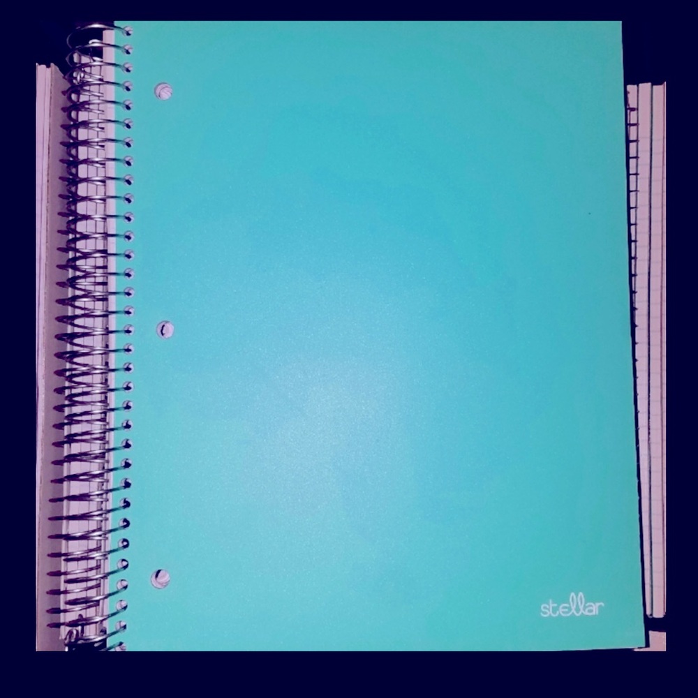 9” x 11” Poly 3 Subject College Ruled Spiral Notebook